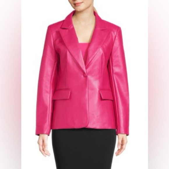 LE LIS Collection Women's Pink Blazer Jacket - Picture 2 of 8